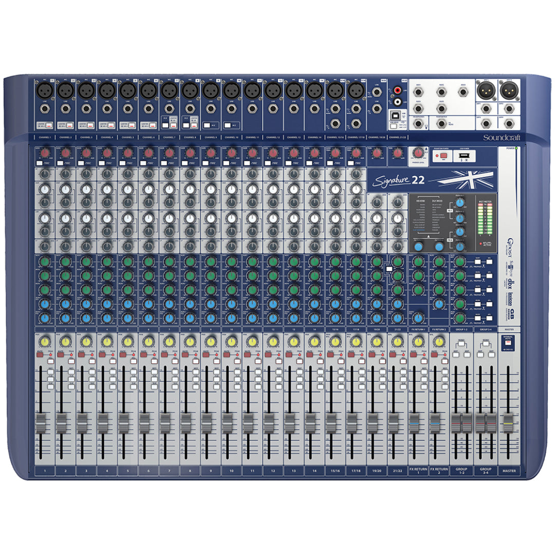 CONSOLA MEZCLADOR SOUNDCRAFT SIGNATURE22