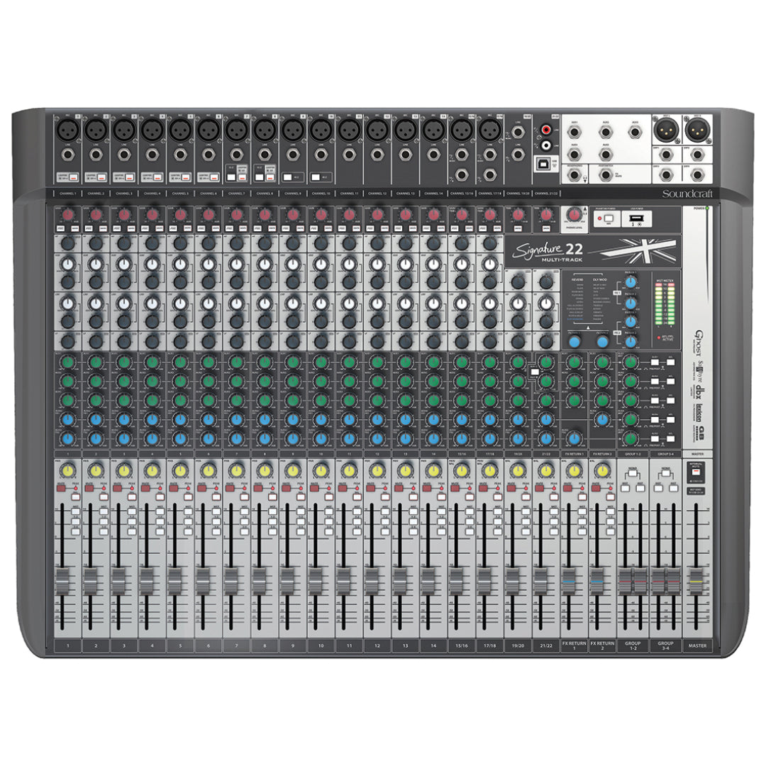 CONSOLA MEZCLADOR SOUNDCRAFT SIGNATURE22 MTK