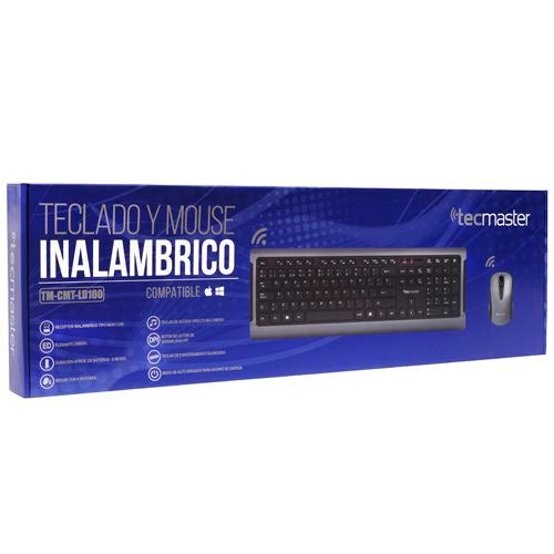 Teclado Mouse Inalambrico Tecmaster Fotosol