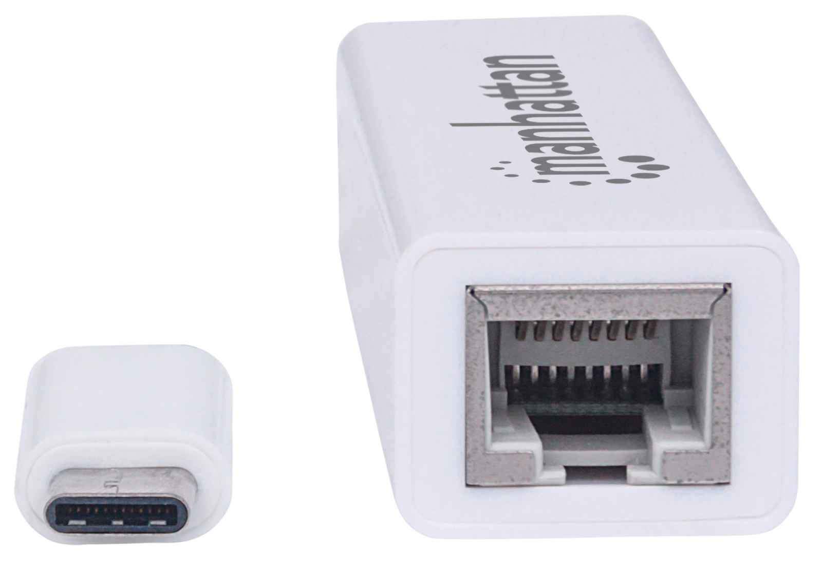 Adaptador de USB Tipo C a Red Gigabit Manhattan (507585)