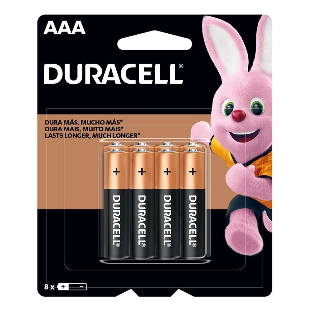 Pila AAA Duracell Pack 8 Unidades