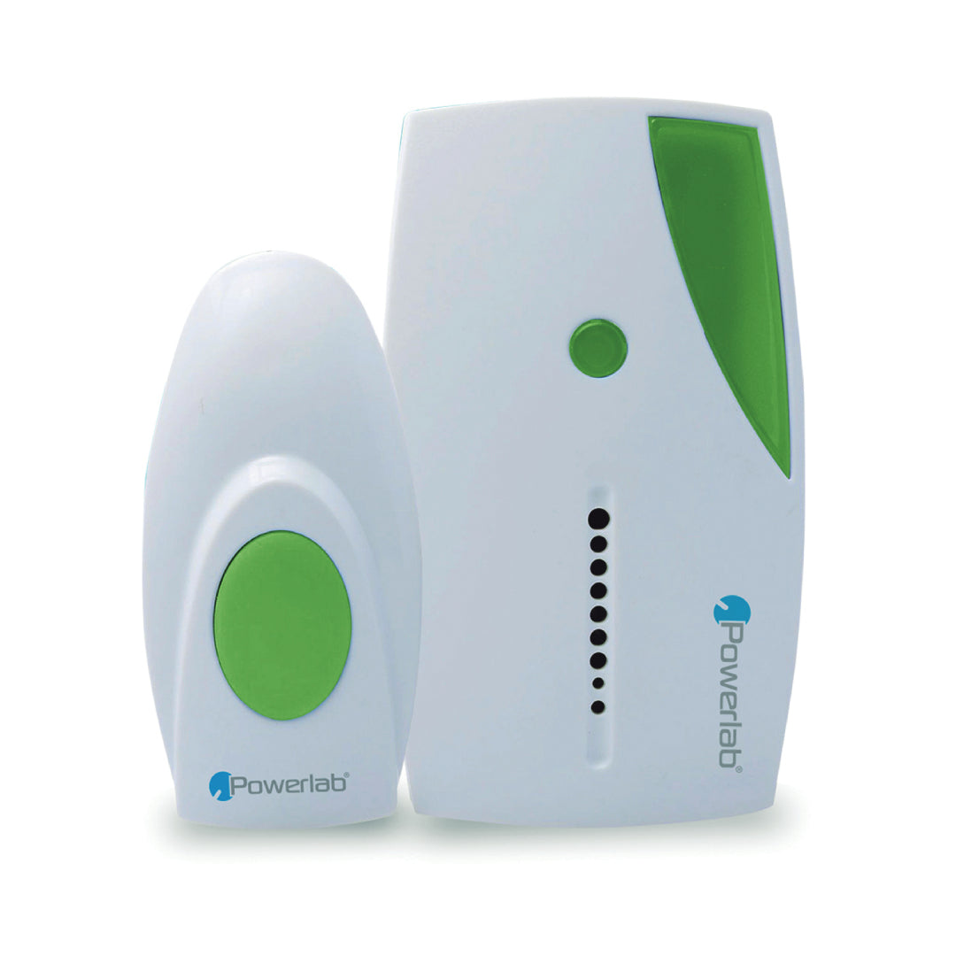 TIMBRE INALAMBRICO VERDE POWERLAB 7067