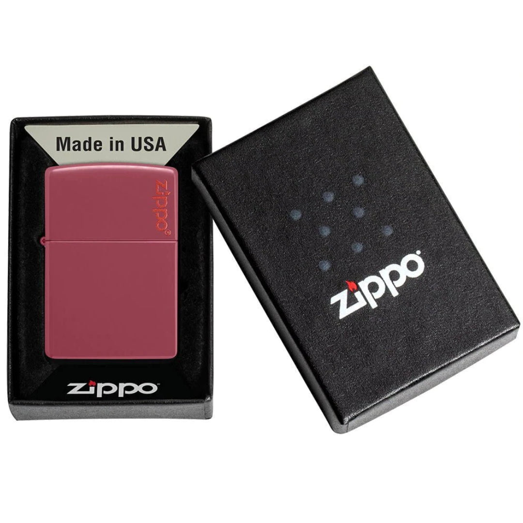 ZIPPO 49844ZL RED BRICK MATTE LOGO ZIPPO