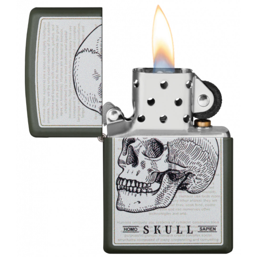ZIPPO 49602 SKULL DESIGN