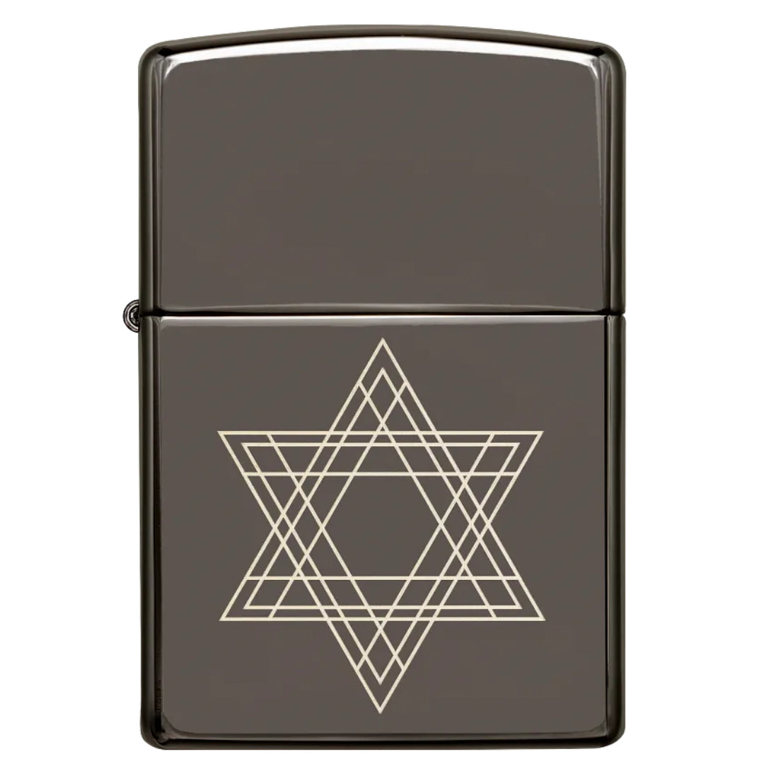 ZIPPO 49685 STAR OF DAVID DESIGN