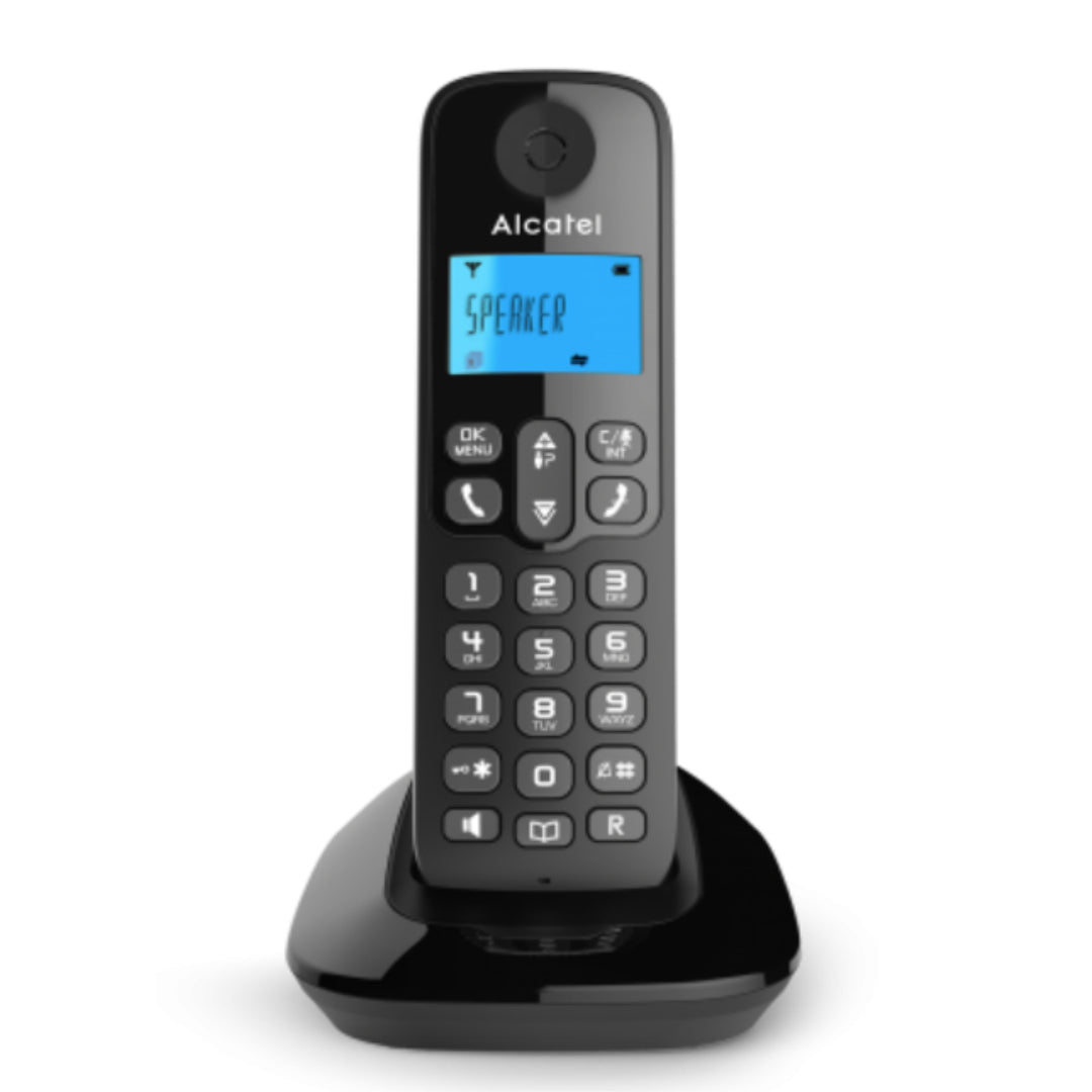 Telefono Inalambrico Negro ALCATEL E395