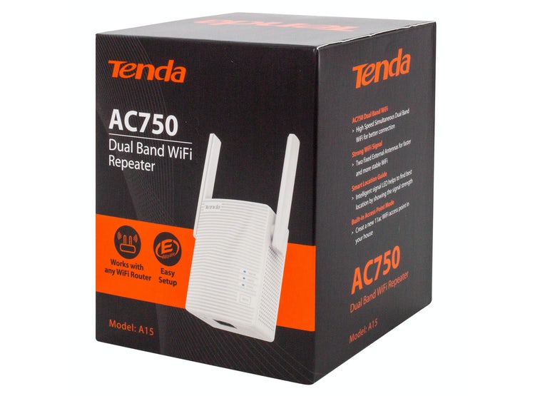 Extensor  Inalámbrico AC750 TENDA dual band A15
