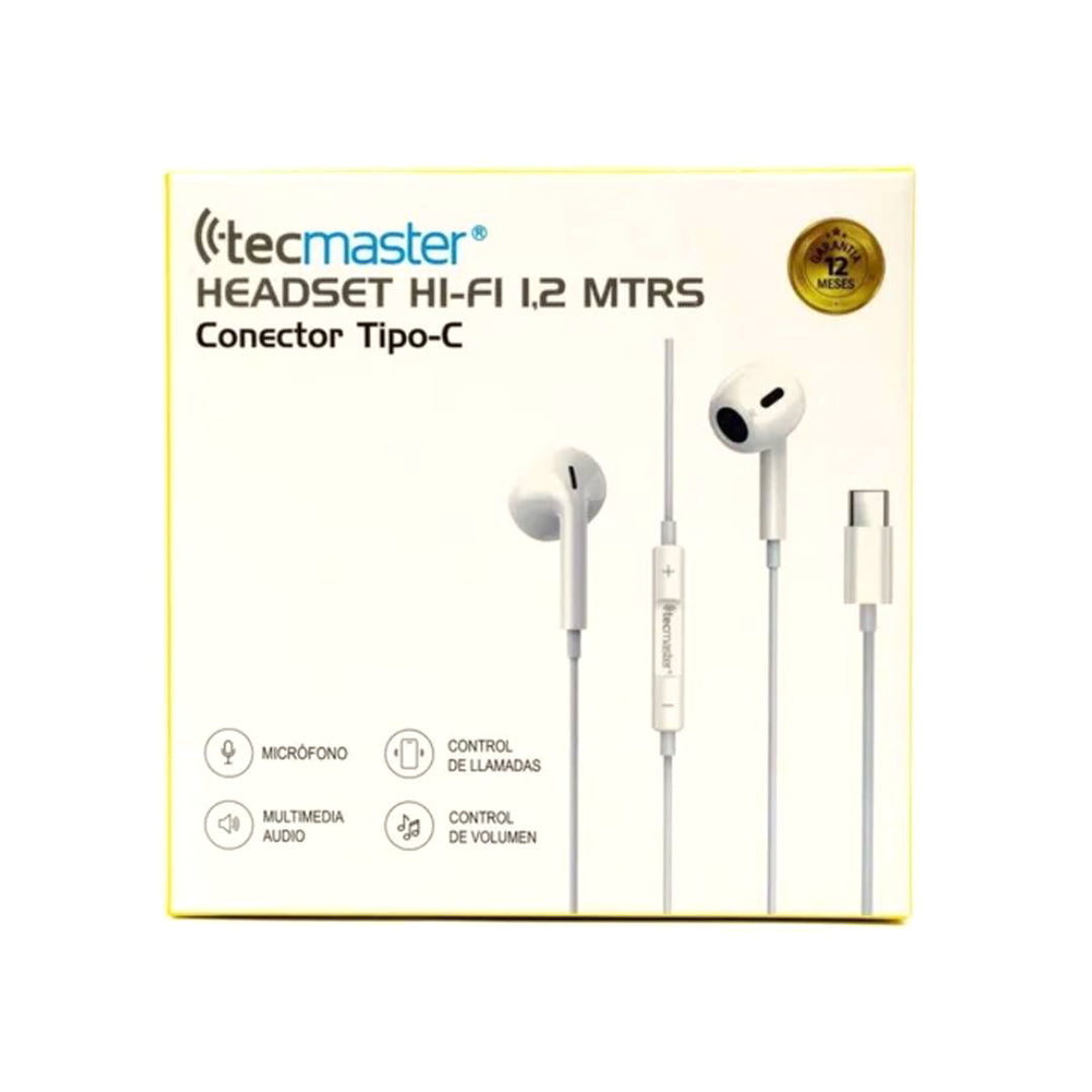 AUDIFONOS TIPO-C TECMASTER TM-300516