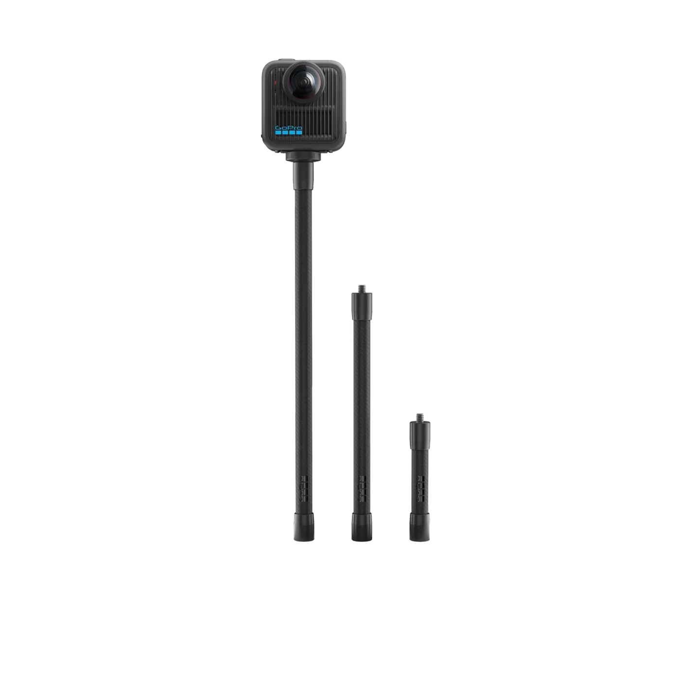 Juego de Extensiones Fibra de Carbono GoPro ACEXT-031 3 Varillas 10/20/30cm Tomas 360°
