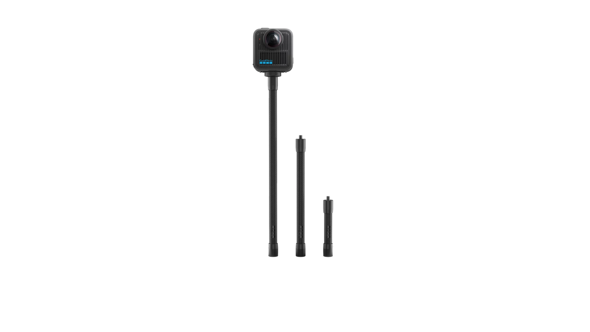 Juego de Extensiones Fibra de Carbono GoPro ACEXT-031 3 Varillas 10/20/30cm Tomas 360°