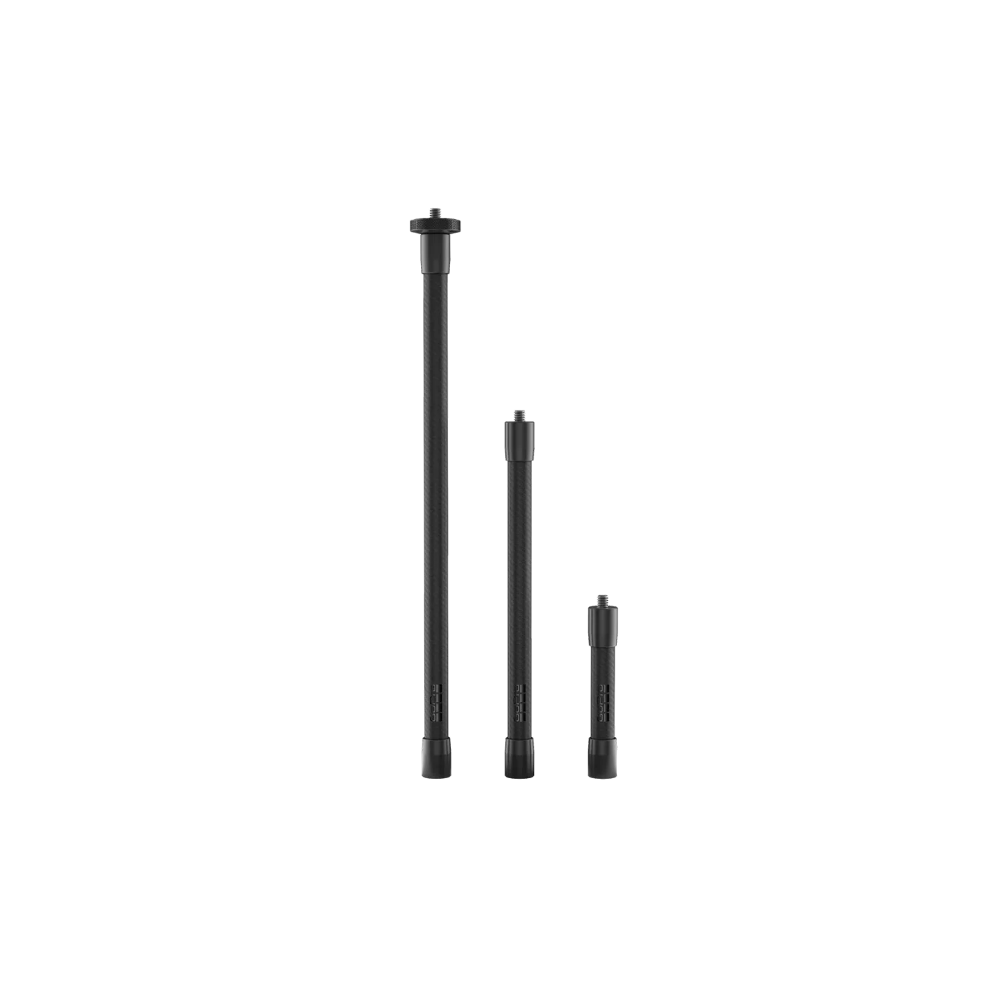 Juego de Extensiones Fibra de Carbono GoPro ACEXT-031 3 Varillas 10/20/30cm Tomas 360°