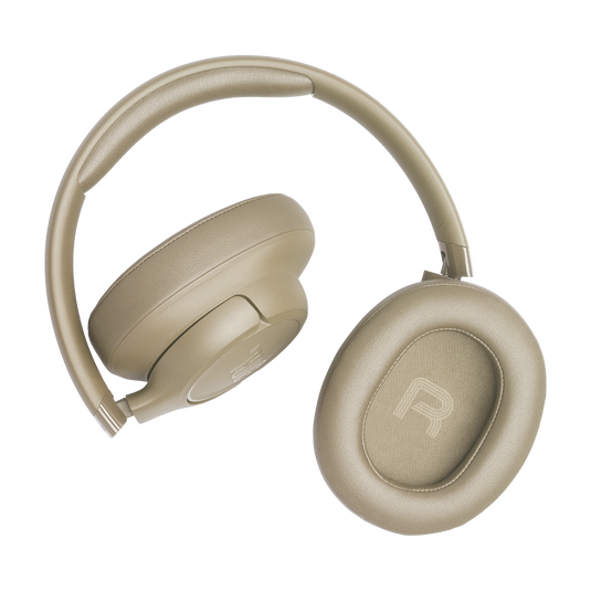 Audífonos JBL Tune 730BT Beige Over-Ear 76h Bluetooth 6.0 Pure Bass