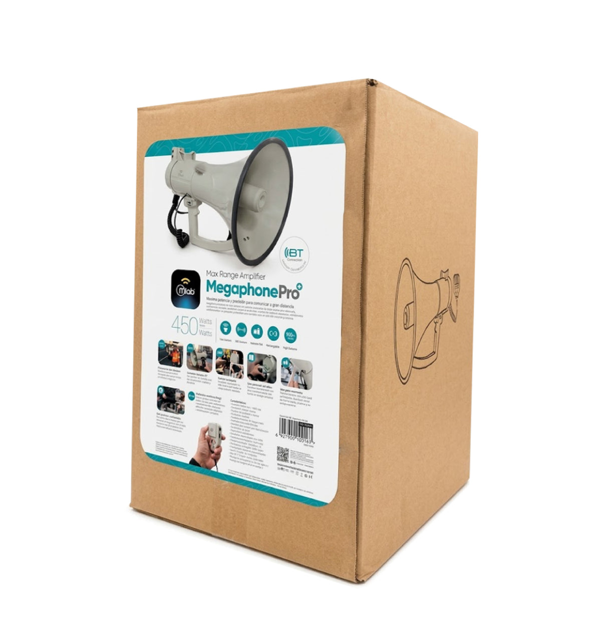 Megafono Mlab 45w USB Recargable Bluetooth 10016