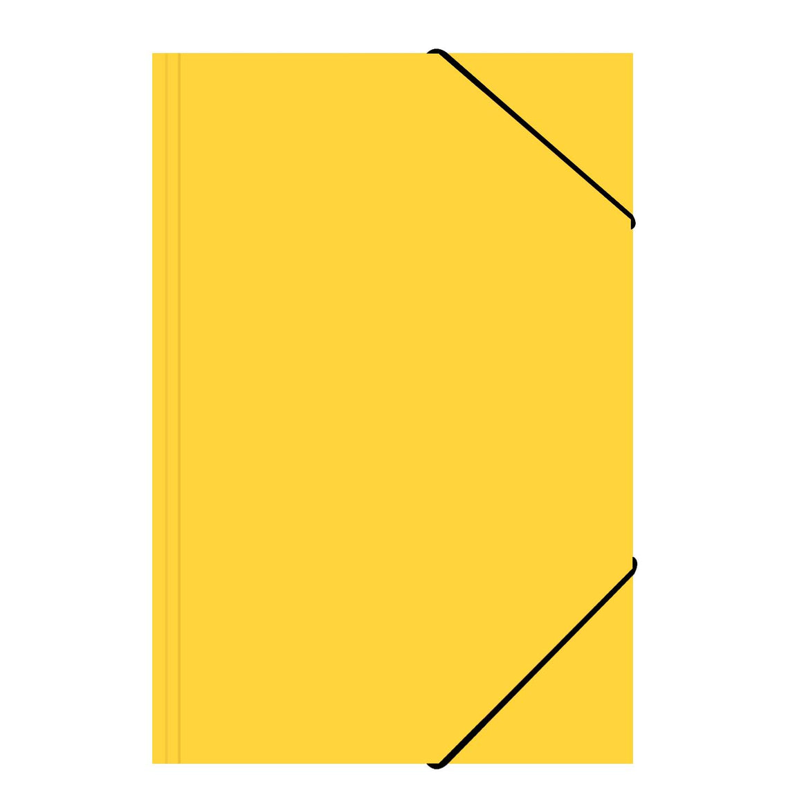 CARPETA CARTULINA AMARILLA CON ELASTICO (PACK 10) LAVORO 105495