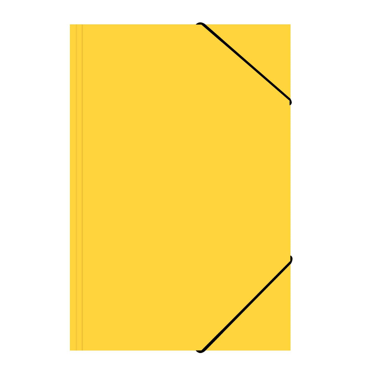 CARPETA CARTULINA AMARILLA CON ELASTICO (PACK 10) LAVORO 105495