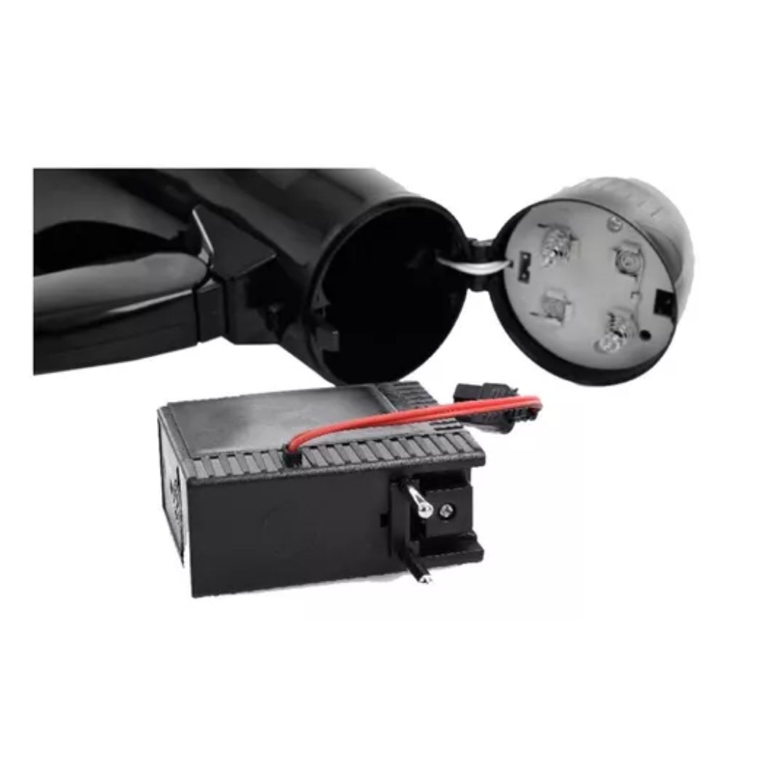 MEGAFONO 10W RECARGABLE C/SIRENA 11S-4PD/BK BESTAMERICA