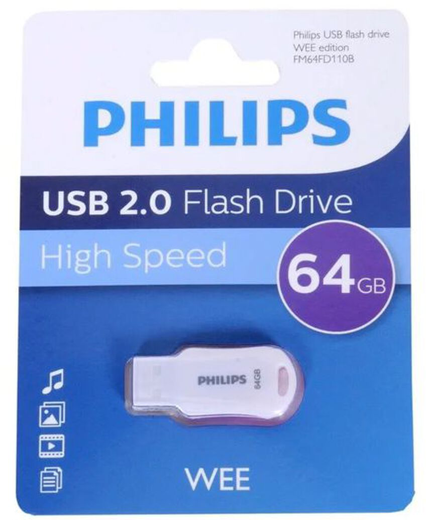 Pendrive Philips USB 64 GB WEE 2.0