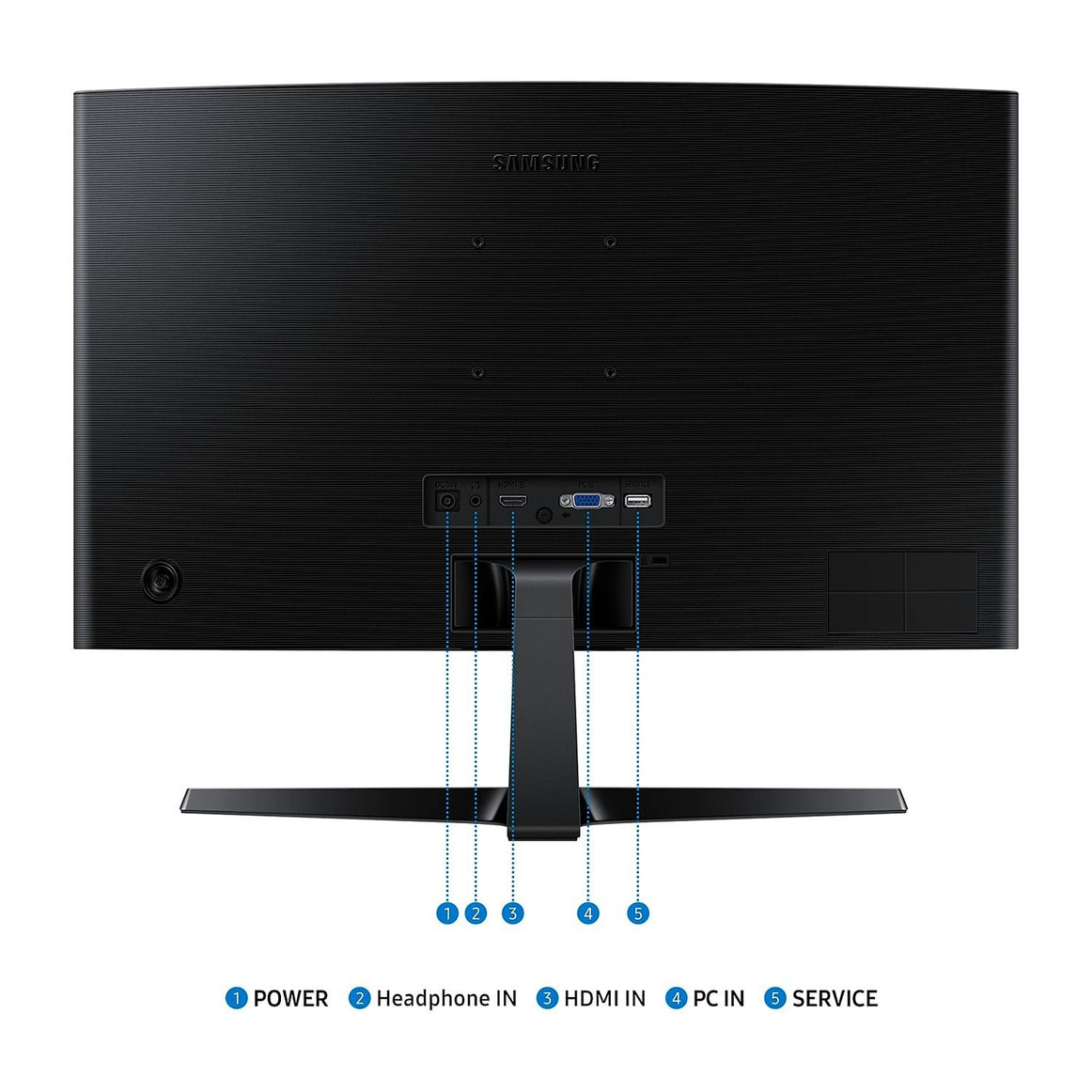 MONITOR 24 CURVO 100HZ VGA/HDMI SAMSUNG S24D366GAL