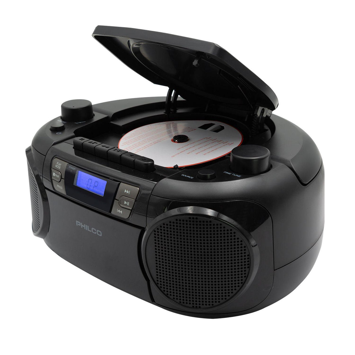 Radio Boombox Philco PJC7000BT CD Cassette Bluetooth 12W FM USB AUX
