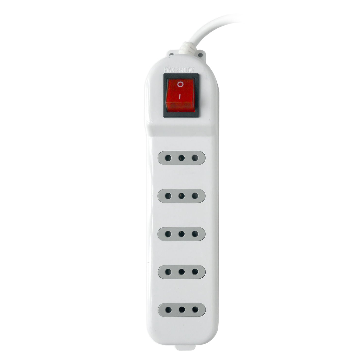 ALARGADOR MACROTEL 5MTS. 5 POS ME-071W5 BLANCO
