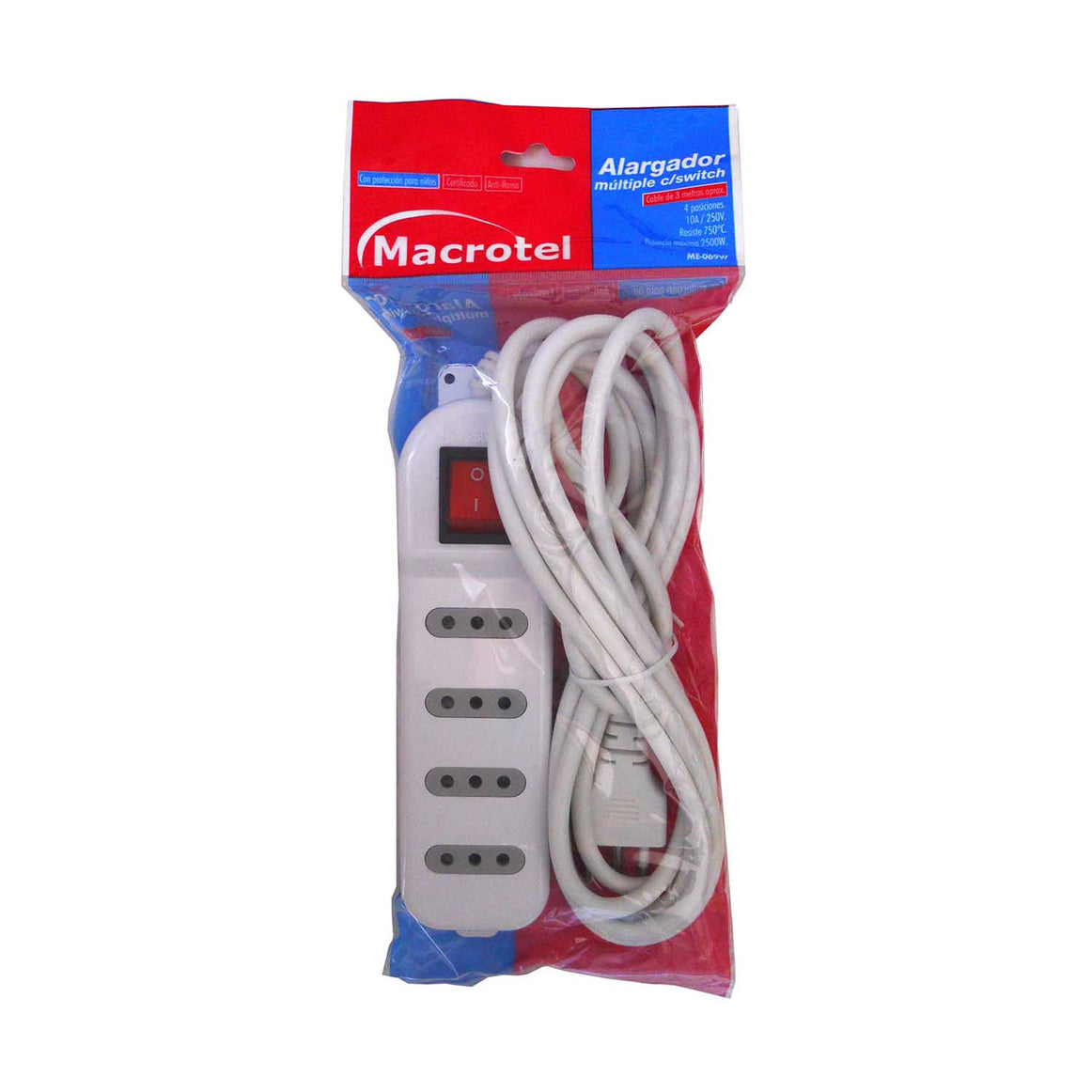 ALARGADOR 3 MTS C SWITSH 4 POSICIONES me 069w