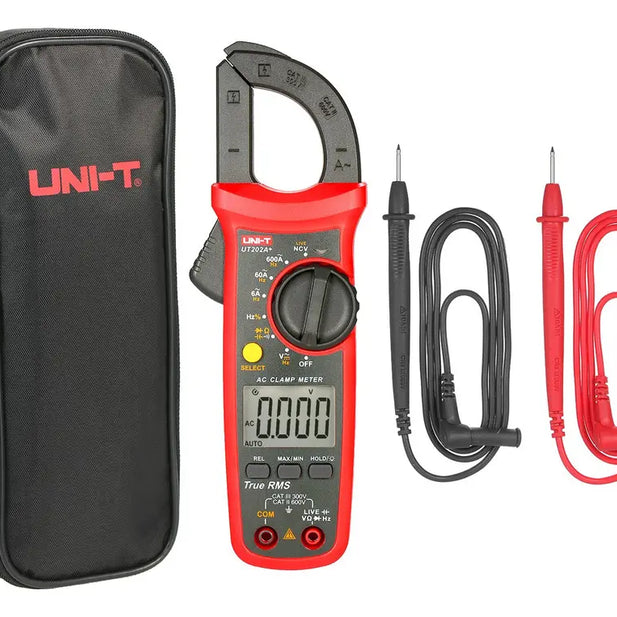 Pinza amperimétrica digital UNI-T UT202A+ True RMS, 600 A AC
