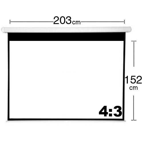 TELON ELECTRICO MURAL 178 X 178 Cms (CON CONTROL REMOTO)