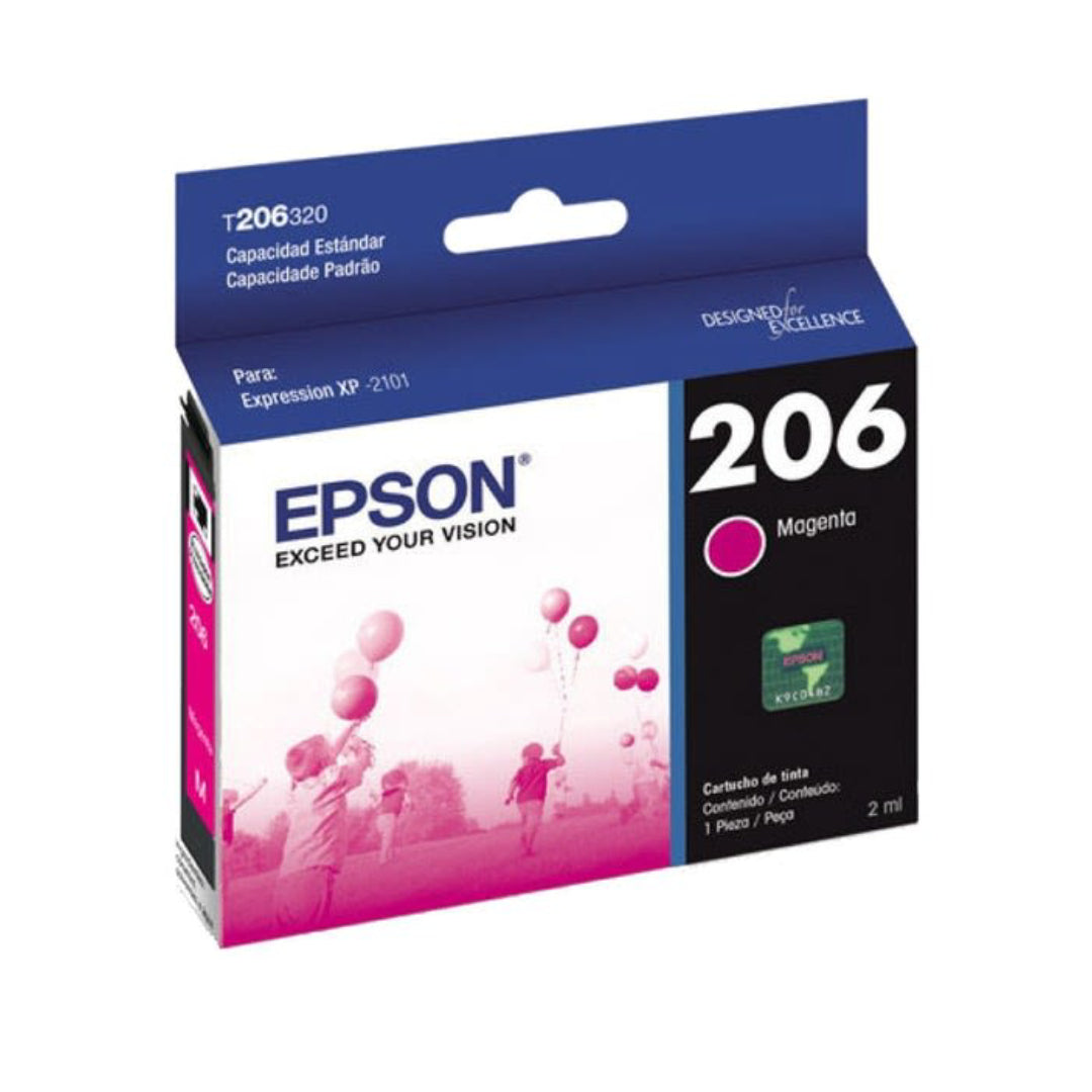 Tinta Epson 206 Magenta