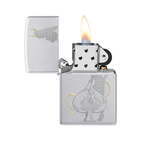 ZIPPO 48658 DEVILISH ACE DESIGN