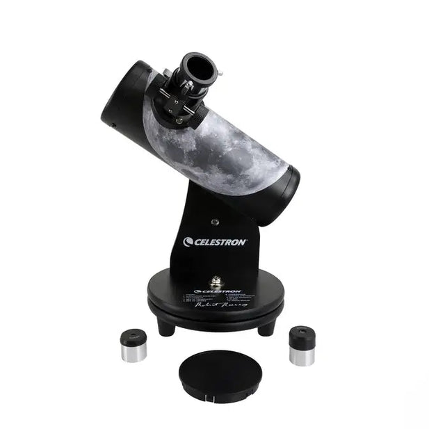 Telescopio Celestron FirstScope Moon Signature Series Reflector 76mm Dobsoniano Niños