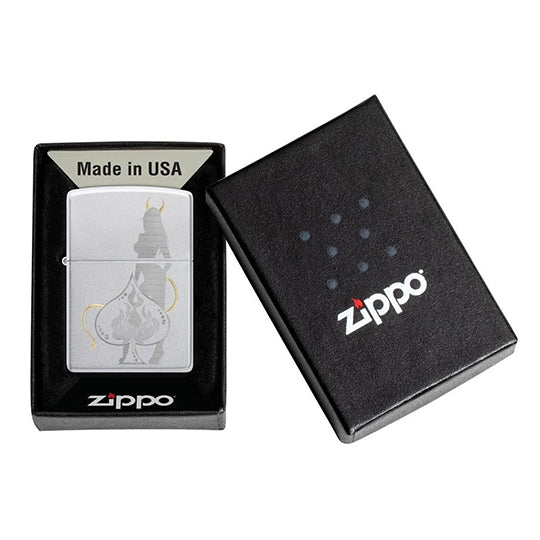 ZIPPO 48658 DEVILISH ACE DESIGN