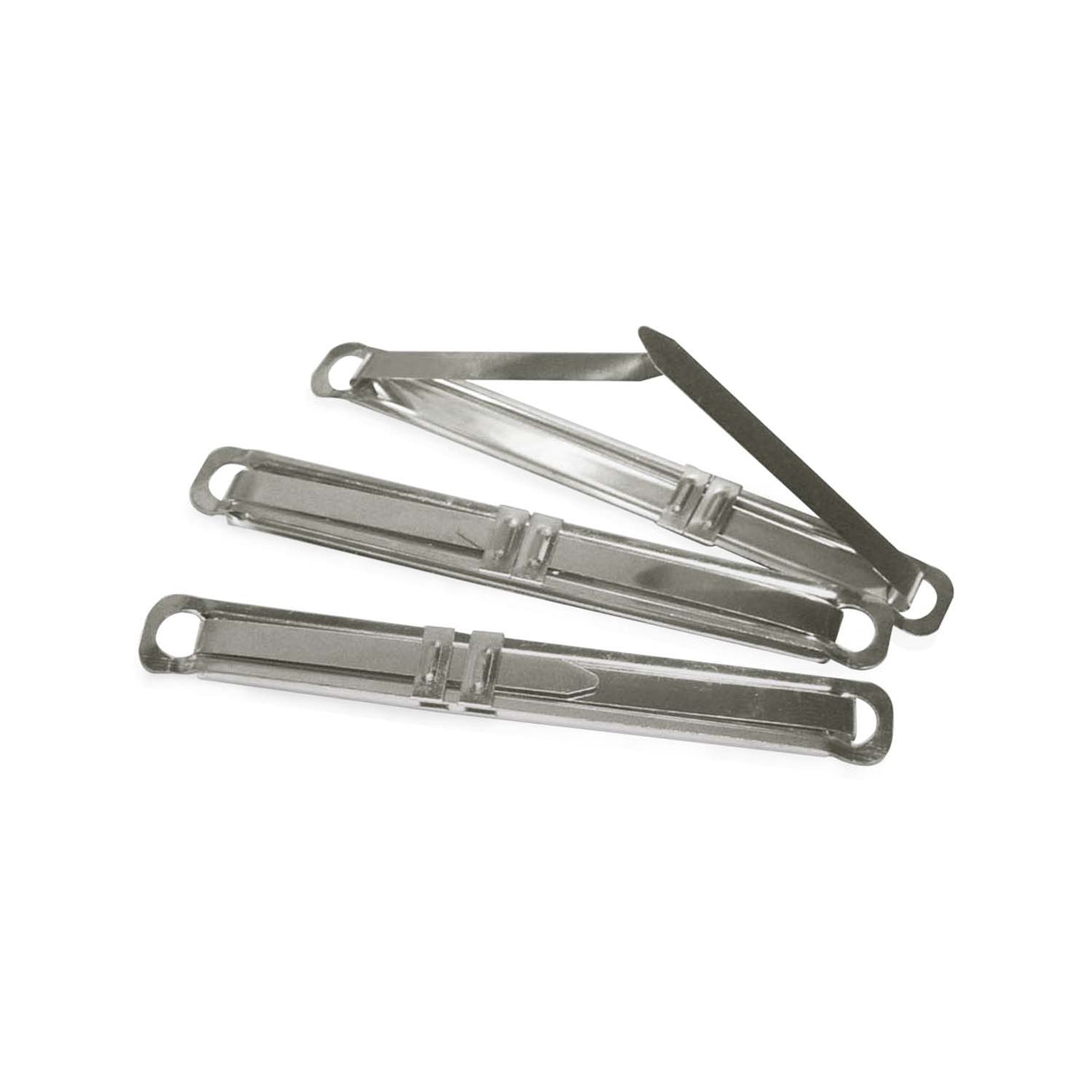 CAJA 50 UNIDADES ACCOCLIPS METALICO PLATEADO FULTONS 349771