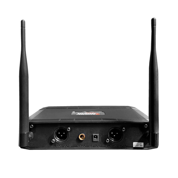 Sistema Micrófonos Inalámbricos Doble Novik UNK-330 UHF 668-698MHz 2×XLR Maletín