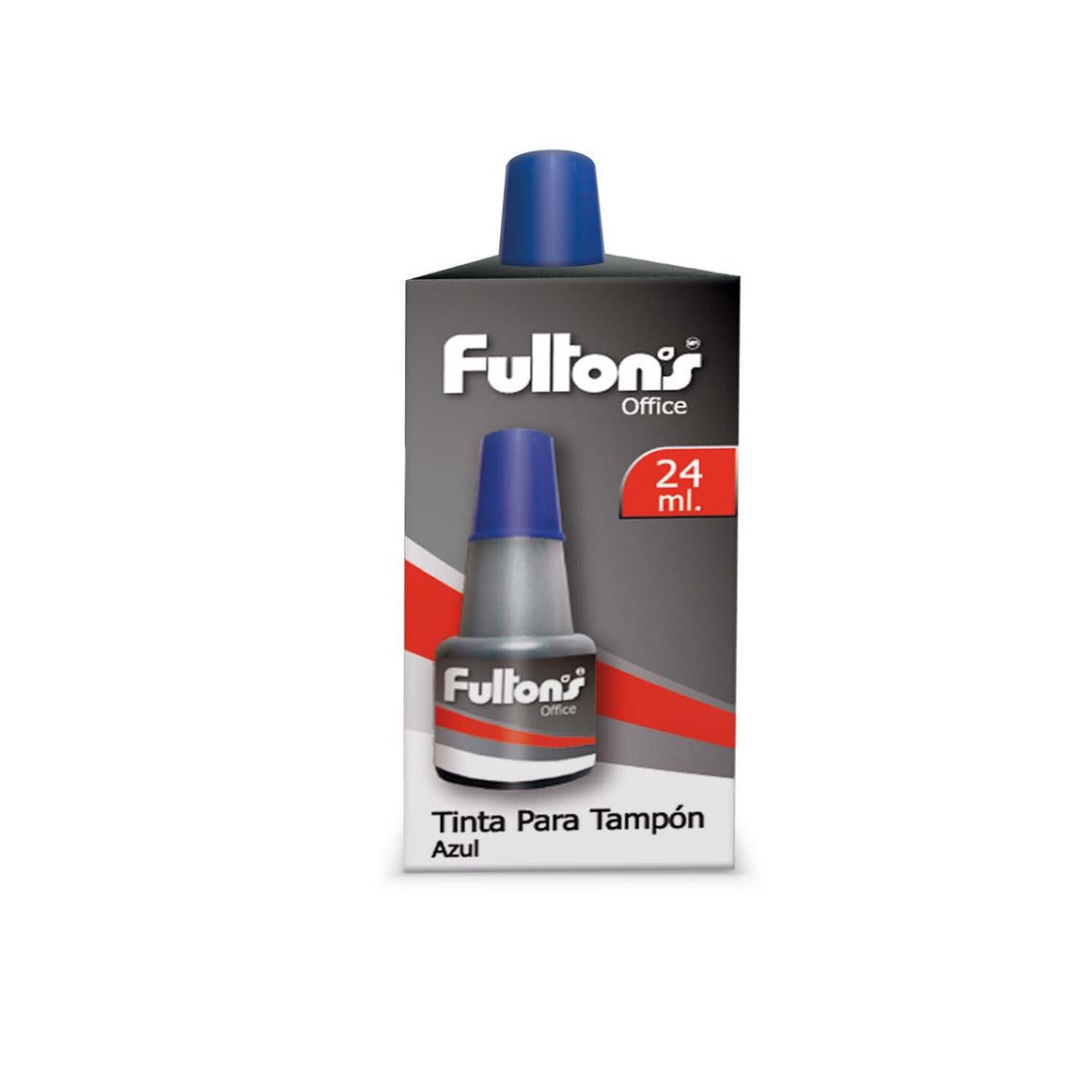 TINTA PARA TAMPON AZUL 24ML FULTONS 354462
