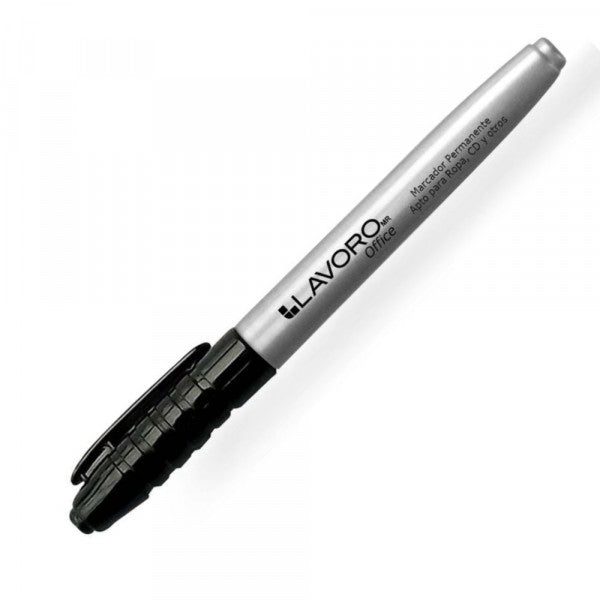 PACK 12 MARCADORES PERMANENTE MULTIUSO PUNTA MEDIA LAVORO 387502