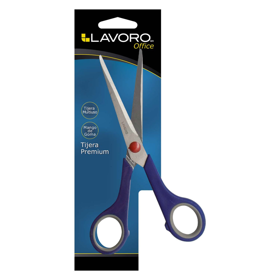 TIJERA OFICINA 6 1/4 PULG PLAST/METAL