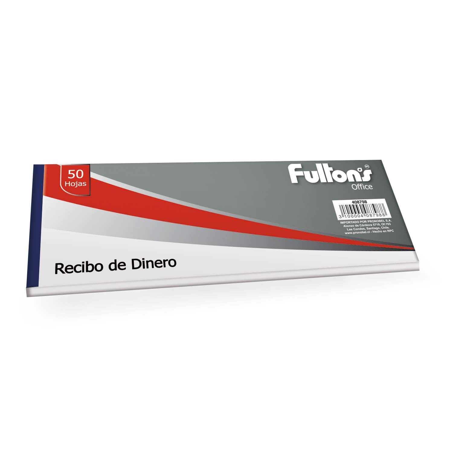 FORMULARIO RECIBO DE DINERO 50 HJ FULTONS 408798 (Pack 5 unid.)