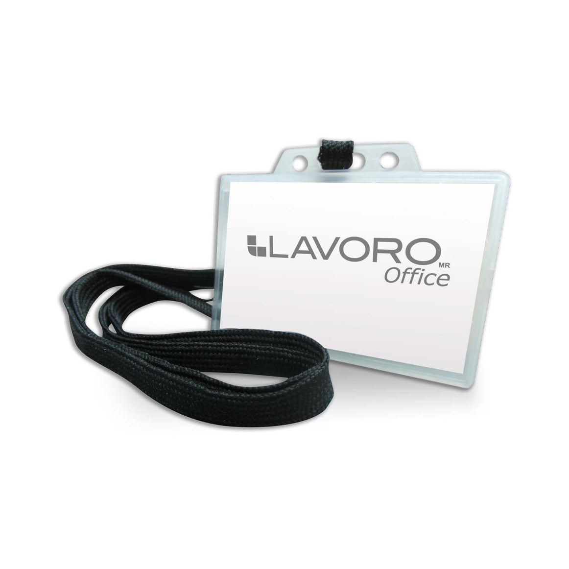 PORTA CREDENCIAL CON CORDON LAVORO 448818 ( PACK 25 UNIDADES)