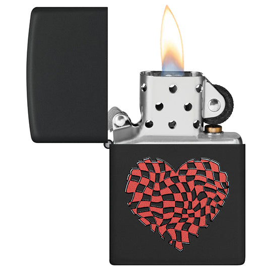 ZIPPO 48719 HEART DESIGN