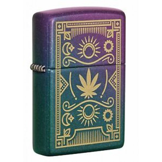 ZIPPO 49516 CANNABIS DESIGN