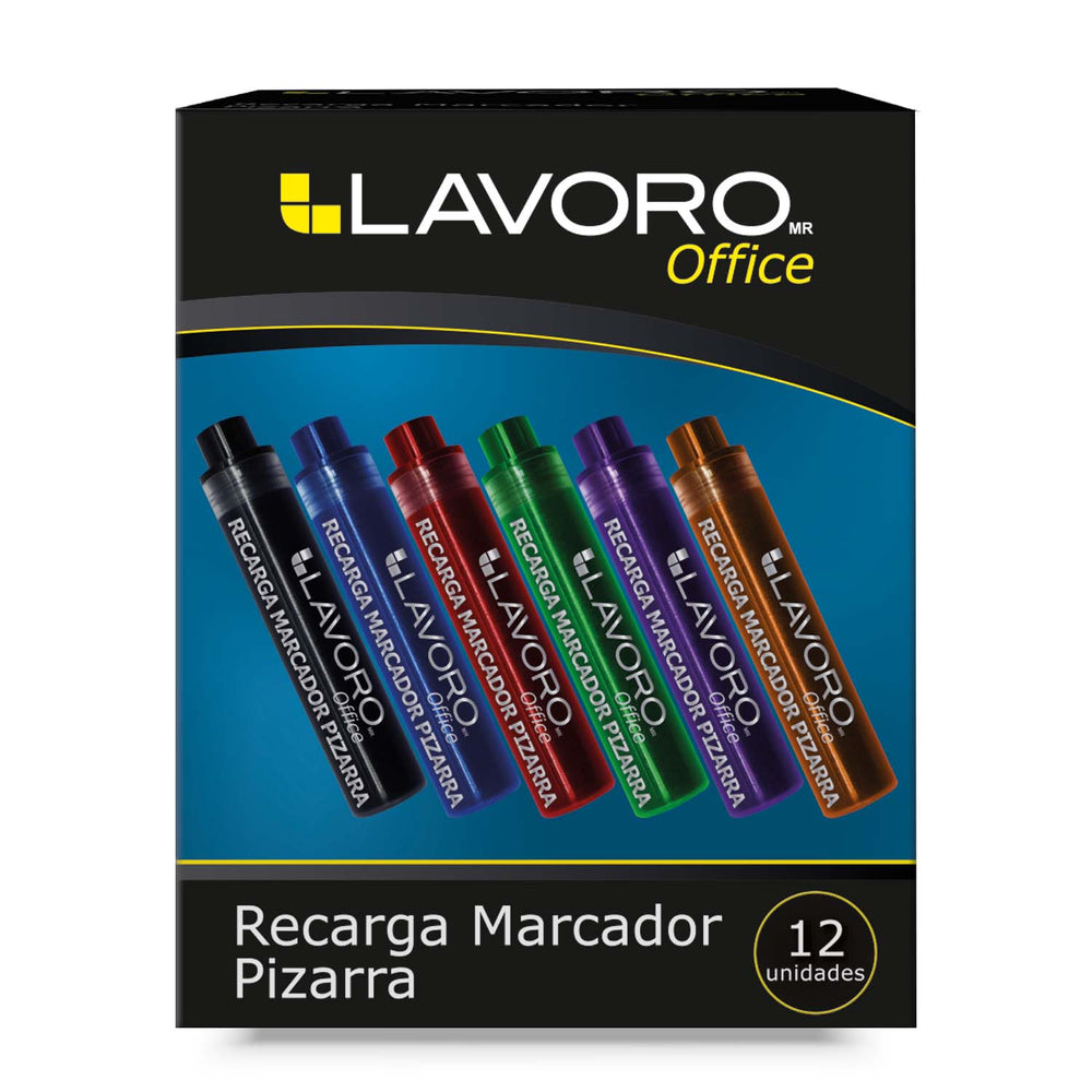 RECARGAS DE PIZARRA NEGRO LAVORO 507870 (PACK 12 UNIDADES)