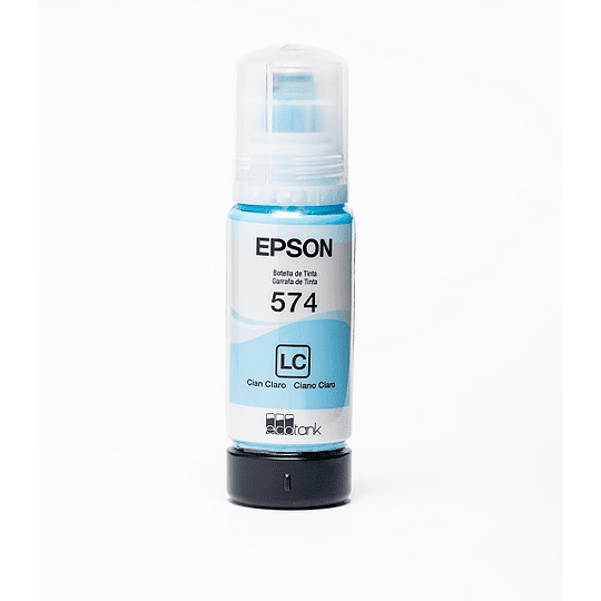 Tinta Botella Epson  574 Ligth Cyan