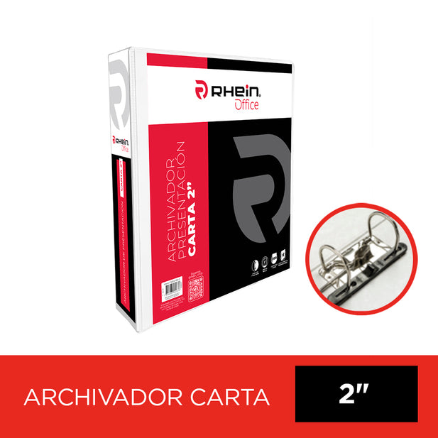 CARPETA ARCHIVADOR CATALAGO BLANCO RHEIN 2 PULG.