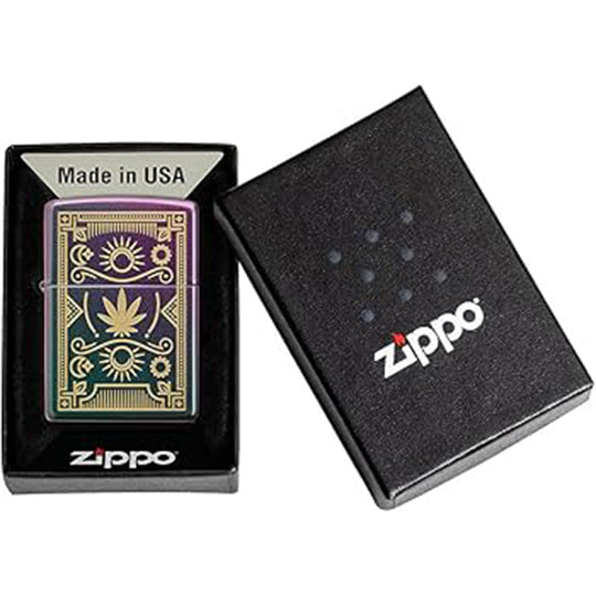 ZIPPO 49516 CANNABIS DESIGN