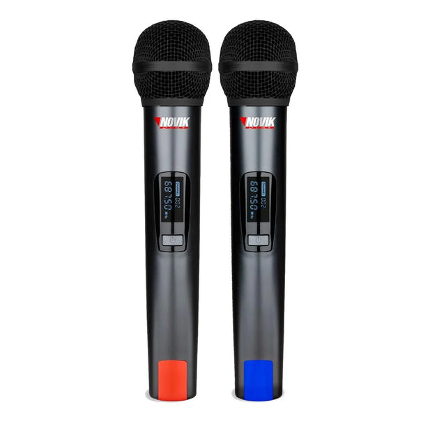 Sistema Micrófonos Inalámbricos Doble Novik UNK-330 UHF 668-698MHz 2×XLR Maletín