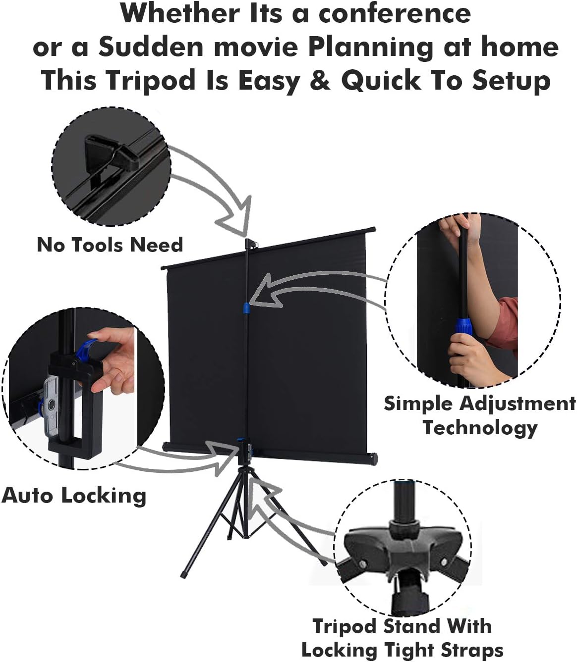 TELON TRIPODE 203X152 CM