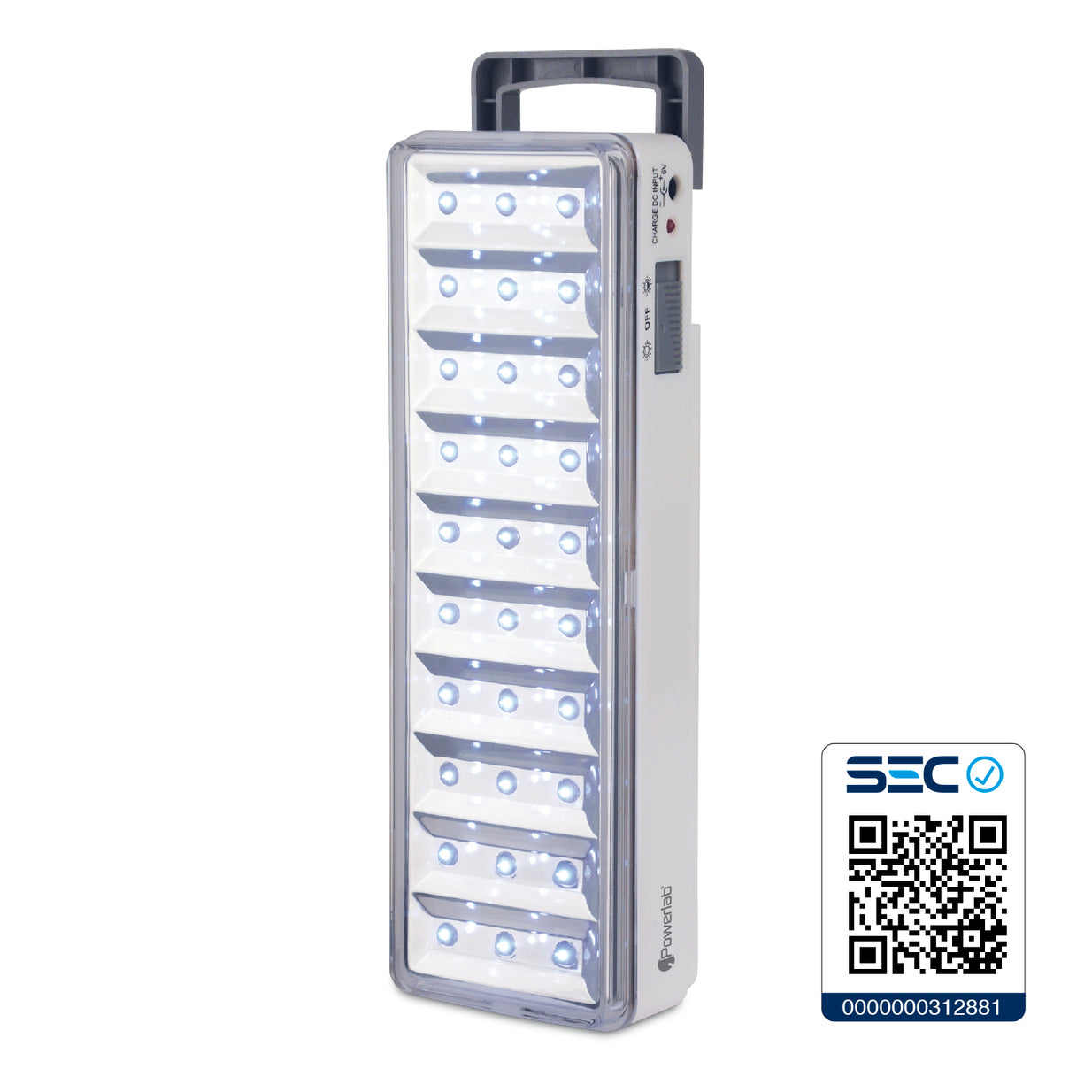LAMPARA EMERGENCIA POWERLAB 30 LEDS 7258