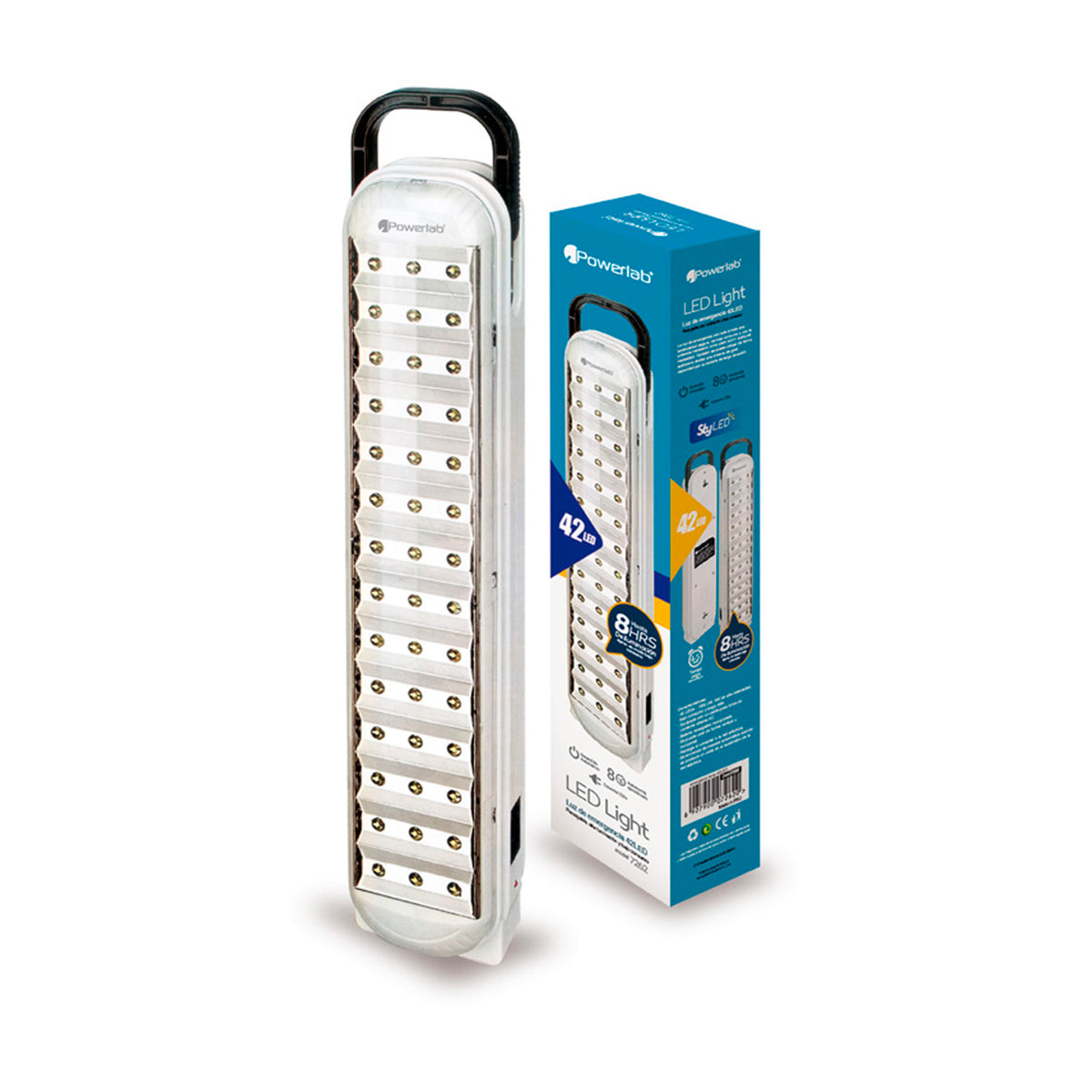 Powerlab Status Light LAMPARA EMERGENCIA POWERLAB 42 LEDS 7262 - Fotosol
