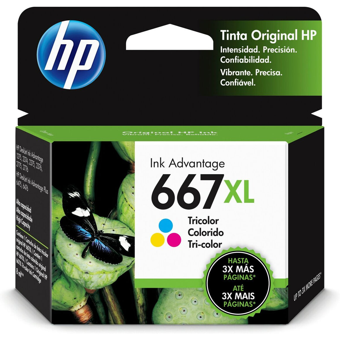 Tinta Catridge Hp 667 COLOR XL