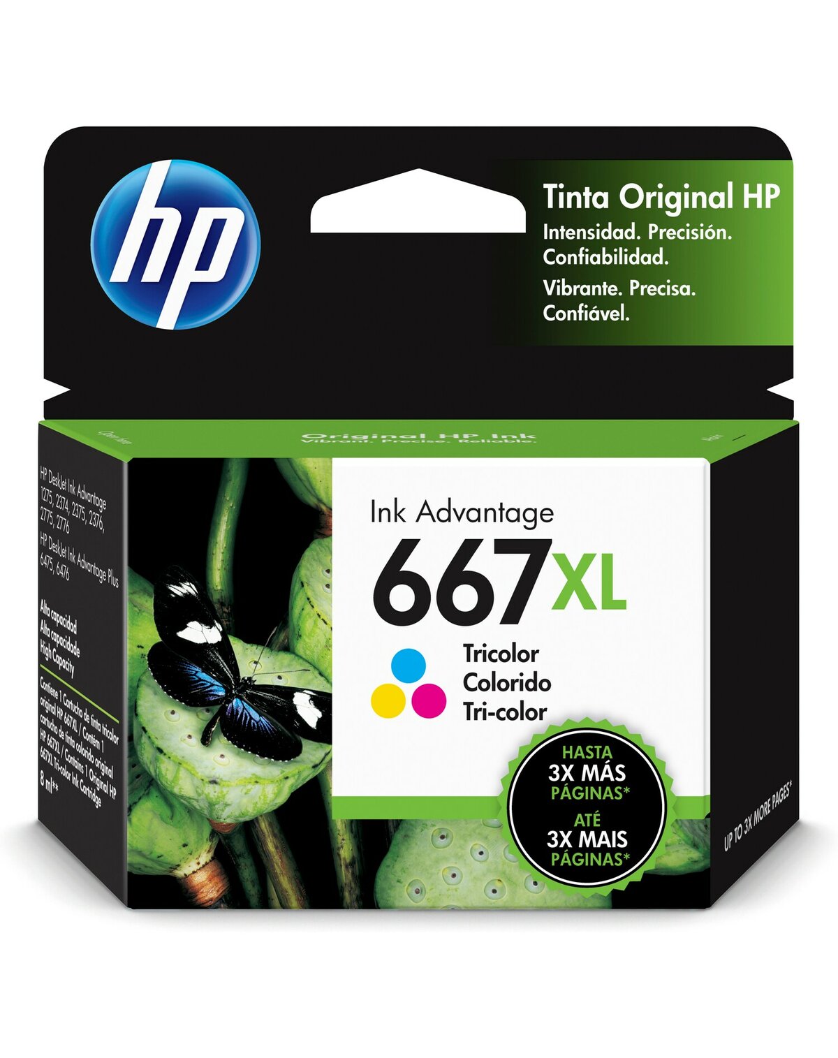 Tinta Catridge Hp 667 COLOR XL